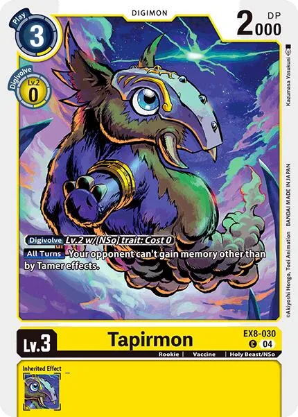 Tapirmon (EX8-030)