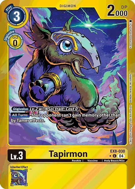 Tapirmon (EX8-030)