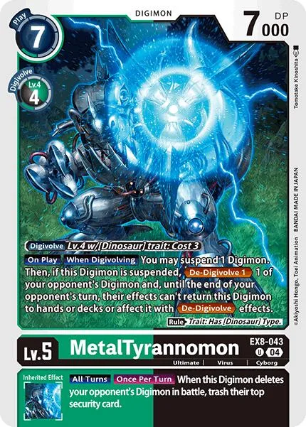 MetalTyrannomon (EX8-043)