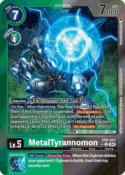 MetalTyrannomon (EX8-043)