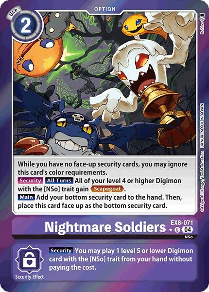 Nightmare Soldiers (EX8-071)