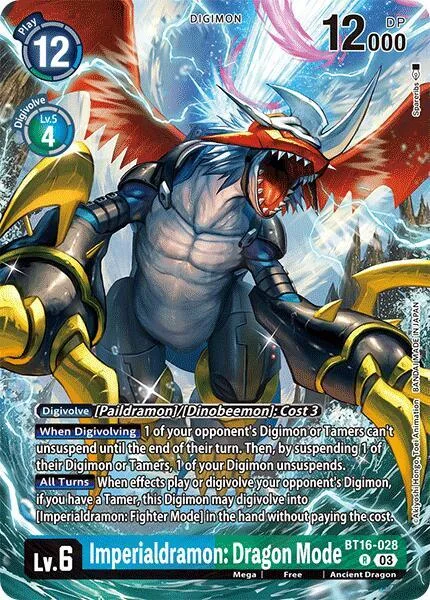 Imperialdramon: Dragon Mode (BT16-028)
