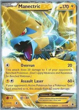 Manectric EX [Overrun | Assault Laser]