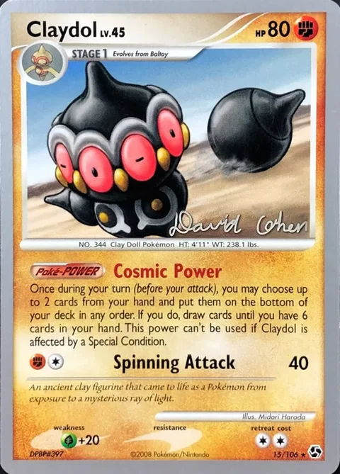Claydol Lv.45 [Cosmic Power | Spinning Attack]