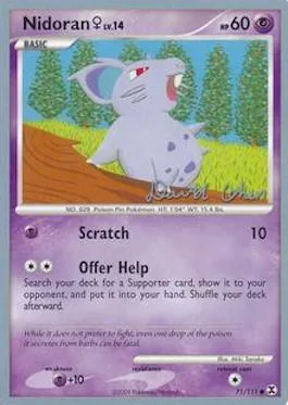 Nidoran [F] Lv.14 [Scratch | Offer Help]