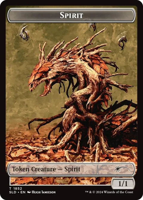 Spirit Token (C 1/1) // Shapeshifter Token (U 2/2)