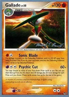 Gallade Lv.55 [Sonic Blade | Psychic Cut]