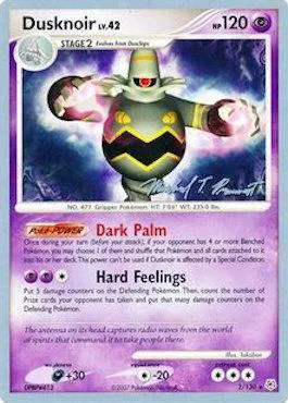 Dusknoir Lv.42 [Dark Palm | Hard Feelings]