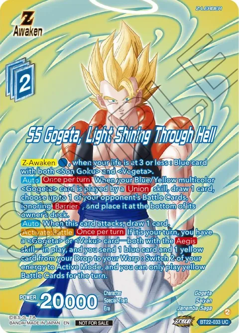 SS Gogeta, Light Shining Through Hell