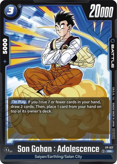 Son Gohan : Adolescence (FP-017) [Fusion World]