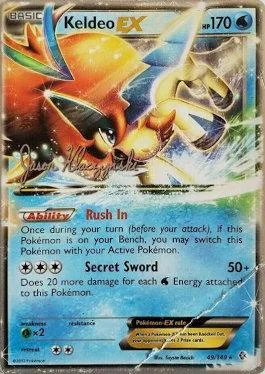 Keldeo EX [Rush In | Secret Sword]