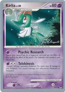 Kirlia Lv.28 [Psychic Research | Telekinesis]