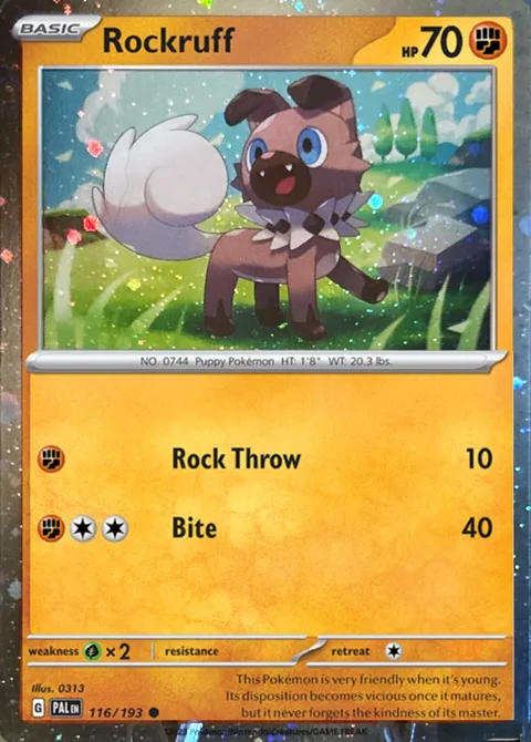 Rockruff [Rock Throw | Bite]