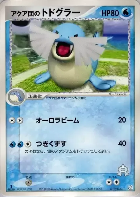 Team Aqua's Sealeo [Aurora Beam | Knock Over]