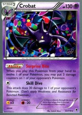 Crobat [Surprise Bite | Skill Dive]