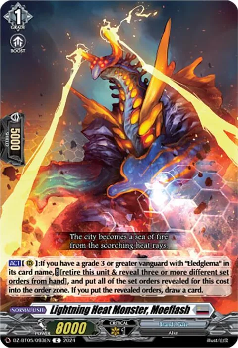 Lightning Heat Monster, Moeflash [D-Format]