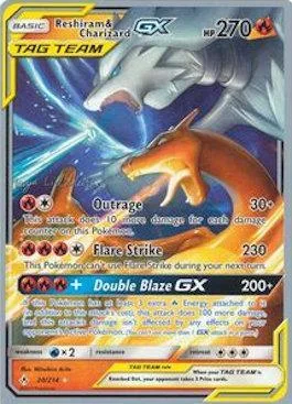 Reshiram & Charizard GX [Outrage | Flare Strike | Double Blaze GX]