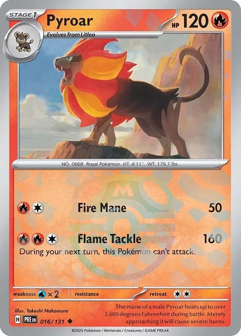 Pyroar [Fire Mane | Flame Tackle]