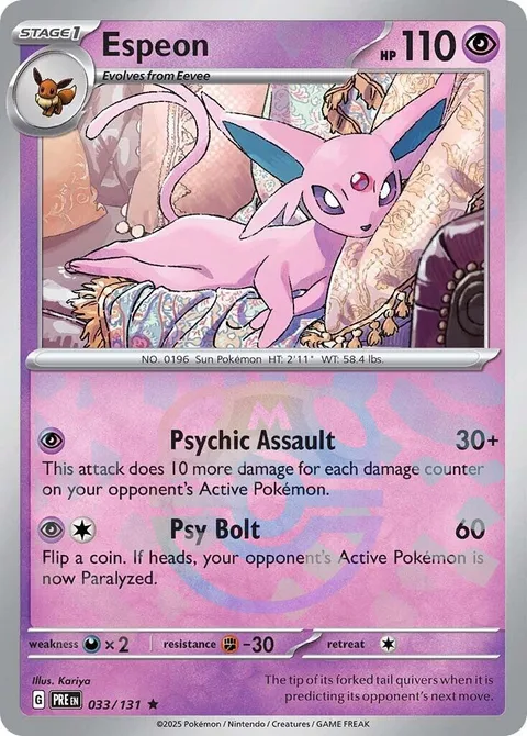 Espeon [Psychic Assault | Psy Bolt]