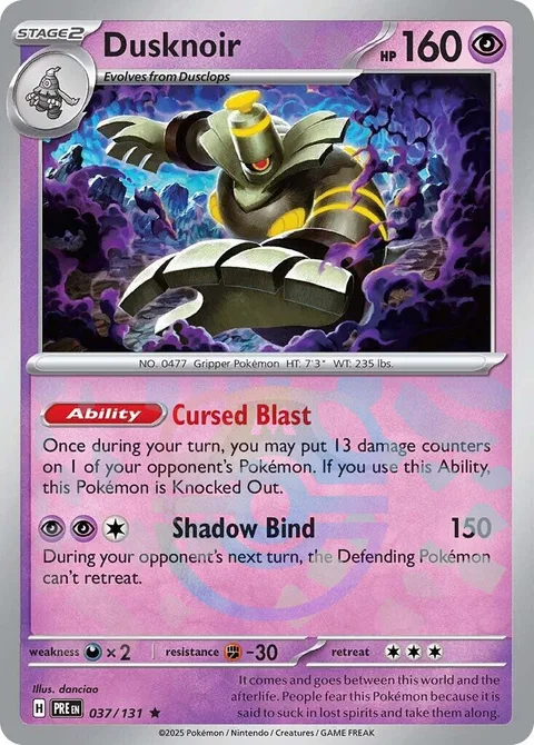 Dusknoir [Cursed Blast | Shadow Bind]