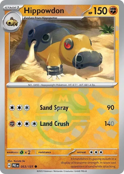 Hippowdon [Sand Spray | Land Crush]