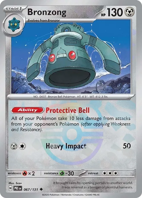 Bronzong [Protective Bell | Heavy Impact]