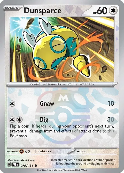 Dunsparce [Gnaw | Dig]