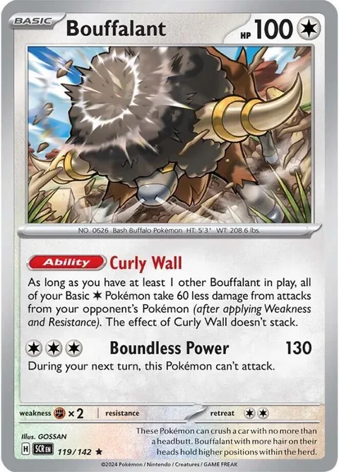 Bouffalant [Curly Wall | Boundless Power]