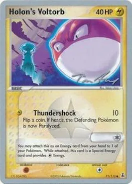 Holon's Voltorb [Thundershock]