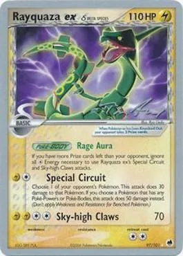 Rayquaza ex δ Delta Species [Rage Aura | Special Circuit | Sky-high Claws]