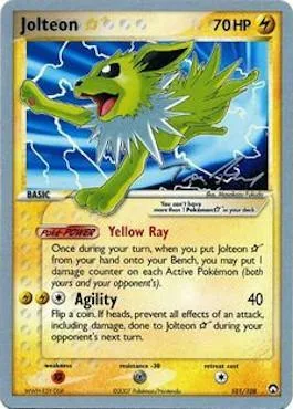 Jolteon Gold Star [Yellow Ray | Agility]