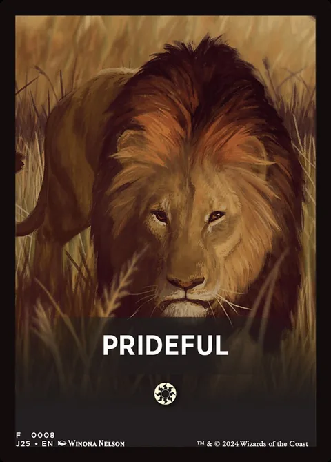 Jumpstart Pack Summary Card: Prideful