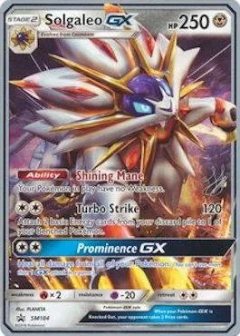 Solgaleo GX [Shining Mane | Turbo Strike | Prominence GX]