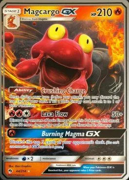 Magcargo GX [Crushing Charge | Lava Flow | Burning Magma GX]