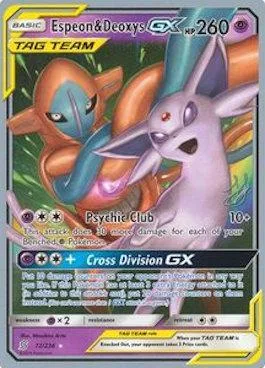 Espeon & Deoxys GX [Psychic Club | Cross Division GX]