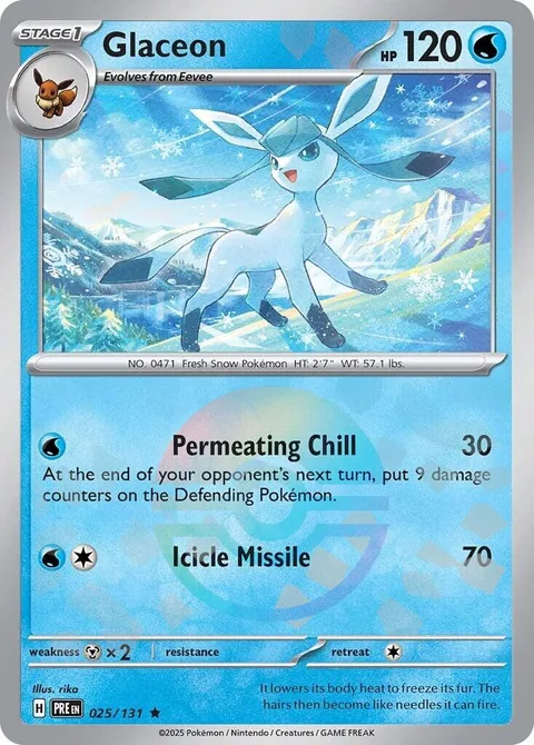 Glaceon [Permeating Chill | Icicle Missile]