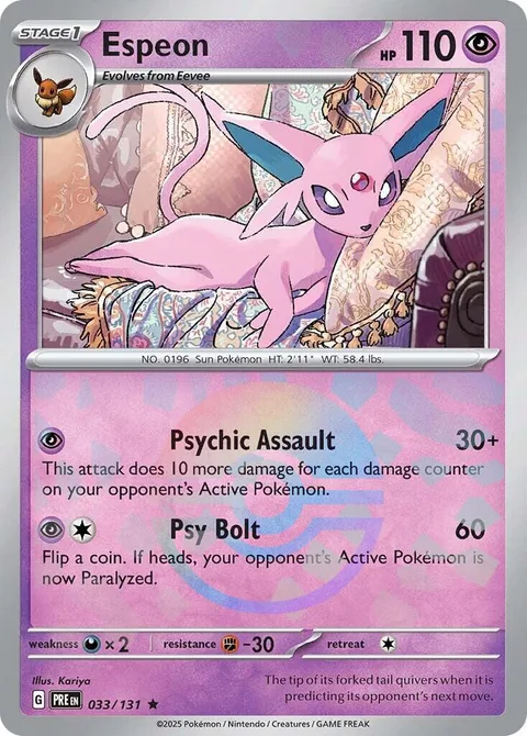 Espeon [Psychic Assault | Psy Bolt]