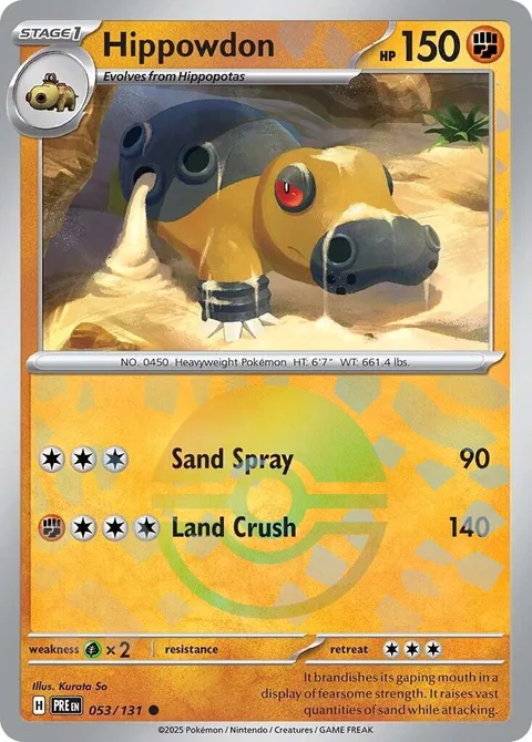 Hippowdon [Sand Spray | Land Crush]