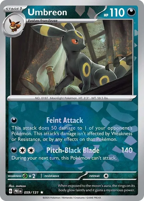 Umbreon [Feint Attack | Pitch-Black Blade]