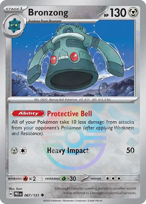 Bronzong [Protective Bell | Heavy Impact]