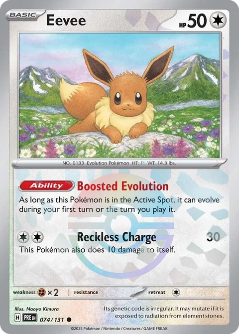 Eevee [Boosted Evolution | Reckless Charge]