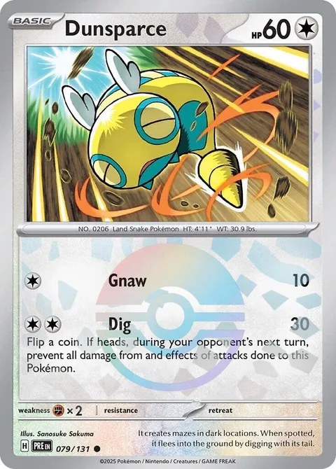 Dunsparce [Gnaw | Dig]