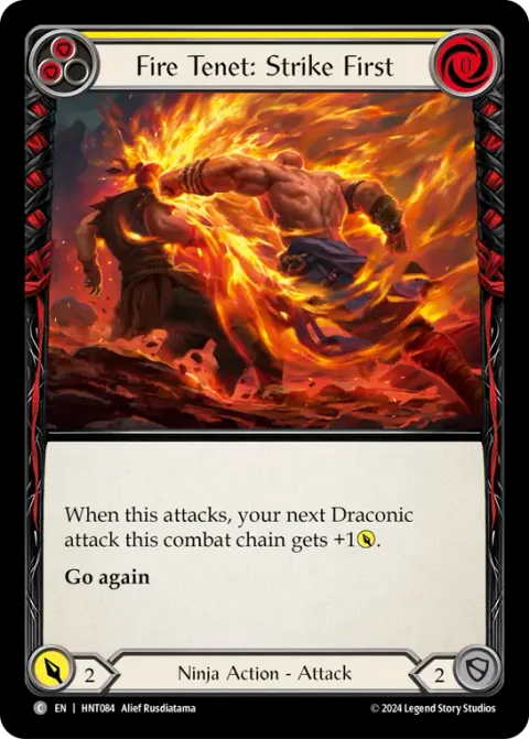 Fire Tenet: Strike First (Yellow)