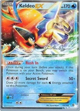 Keldeo EX [Rush In | Secret Sword]