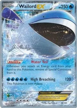 Wailord EX [Water Veil | High Breaching]