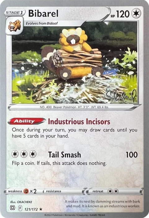 Bibarel [Industrious Incisors | Tail Smash]