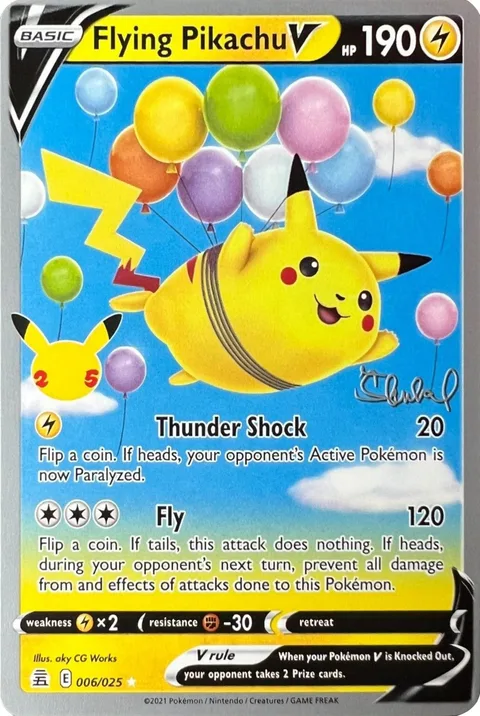 Flying Pikachu V [Thunder Shock | Fly]
