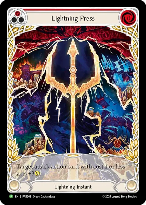 Lightning Press (Red)