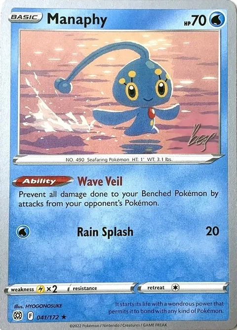 Manaphy [Wave Veil | Rain Splash]