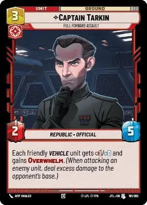 Captain Tarkin, Full Forward Assault